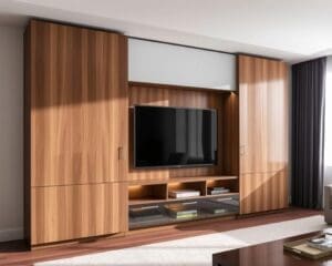Luxe tv-meubel met schuifdeuren: strak en praktisch