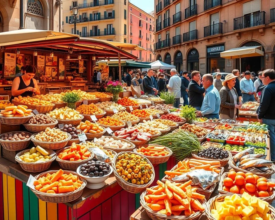 Proef de verse tapas op de markten van Barcelona