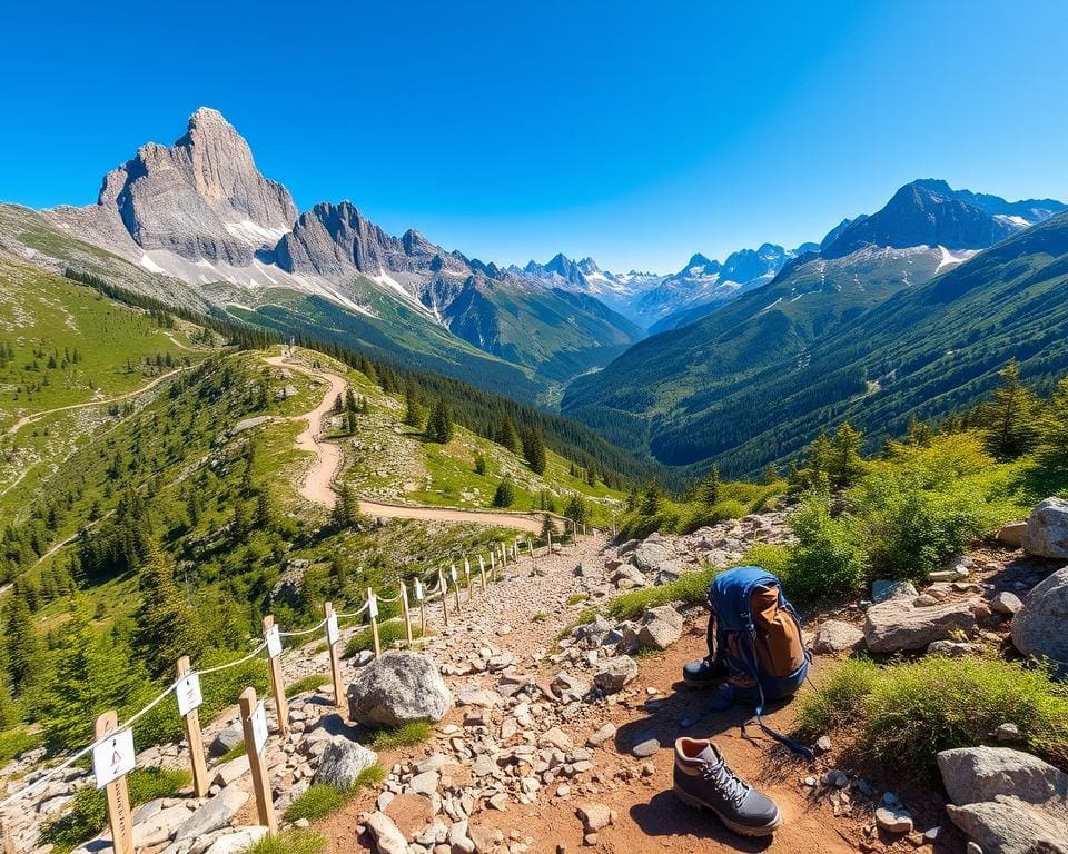 Veilig hiken in bergachtige gebieden