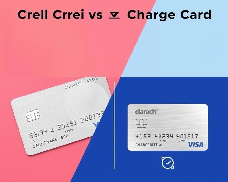 Verschillen creditcard en chargecard