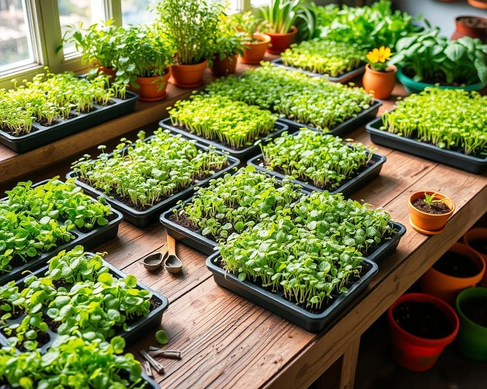 Zelf microgroenten kweken: een gids