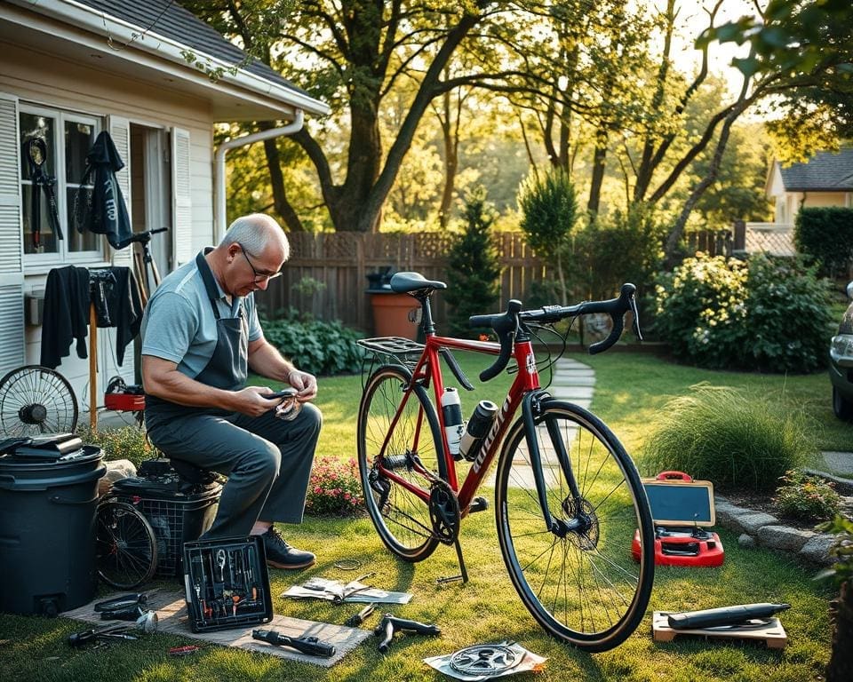 Fiets onderhoud aan huis