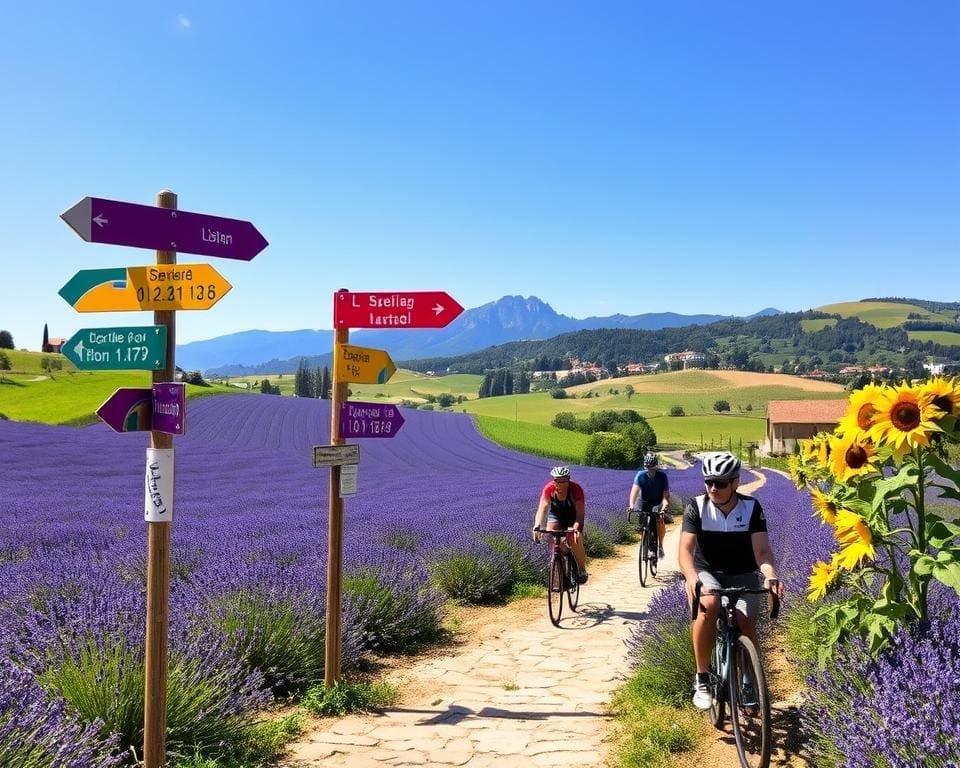 Fietsknooppunten Provence