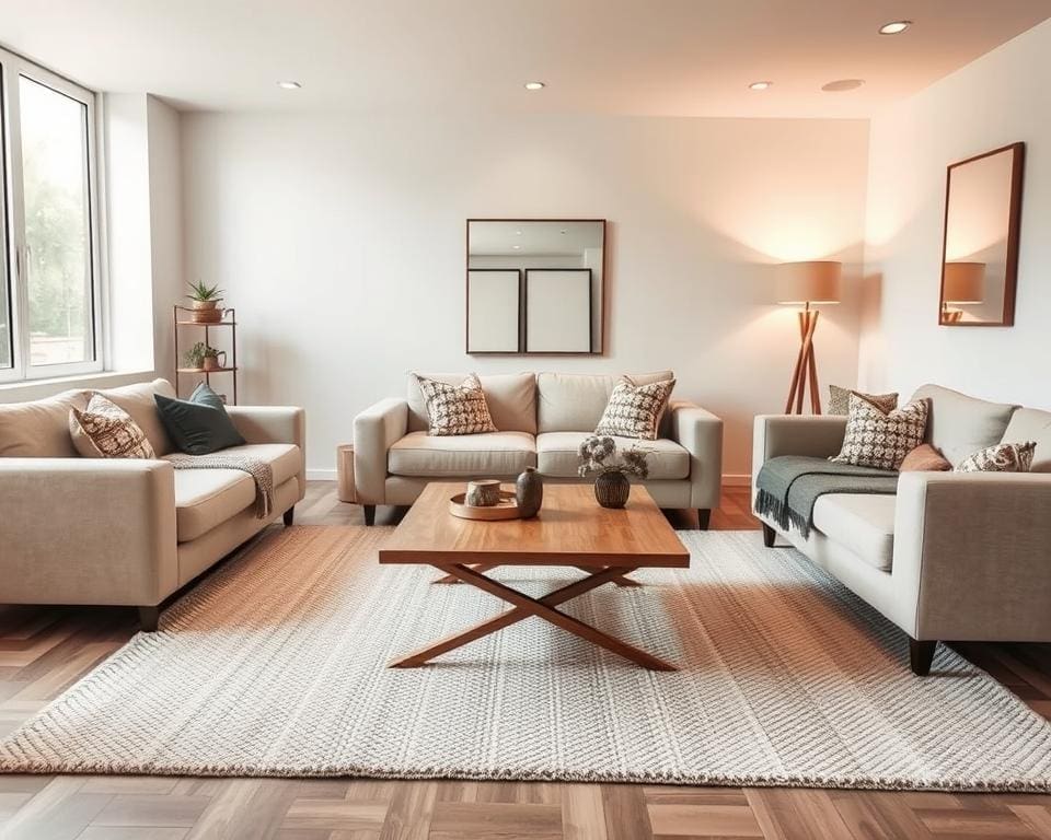 Hoe richt je een kleine woonkamer praktisch in