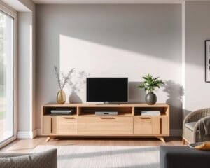 Wat zijn stijlvolle ideeën voor een tv-meubel?