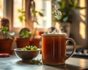 Kan een kop bouillon stress verlagen?