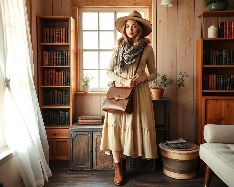 vintage reistas outfit inspiratie