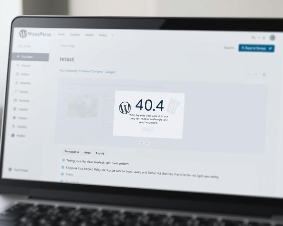 Aangepaste 404-pagina in WordPress instellen