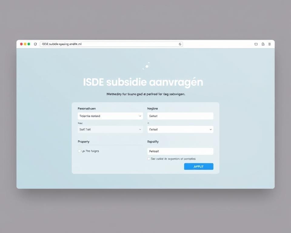 ISDE subsidie aanvragen op isde-subsidie.nl
