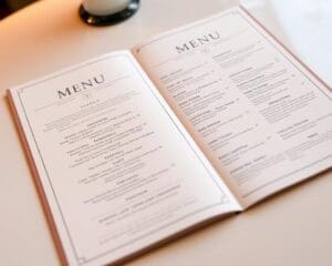 Wat zijn slimme tips voor menu-indelingen?