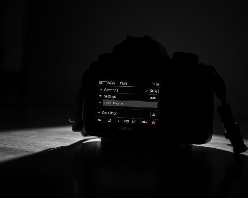 camera instellingen voor zwart-wit foto's