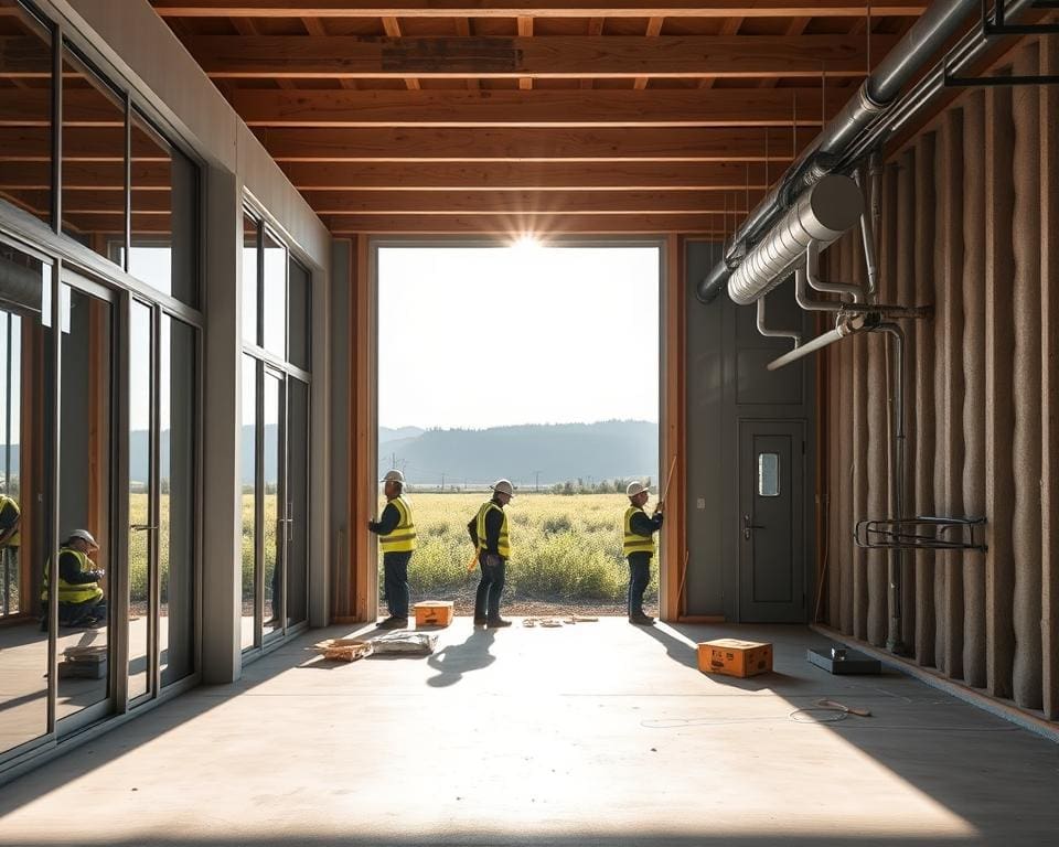 duurzame bouw technieken bij Van den Nagel Modulaire Bouw