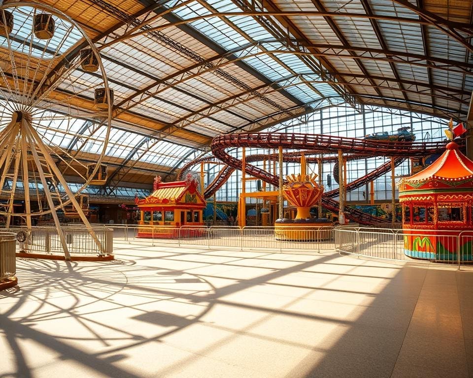 overdekte attracties pretpark