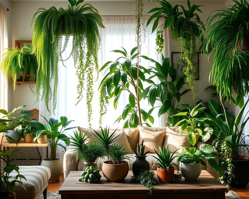 planten voor een rustige woonruimte