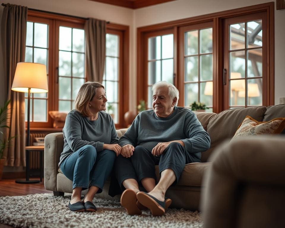 Hoe verloopt de samenwerking met een inwonende verzorger?
