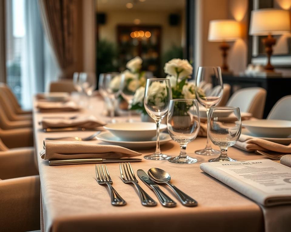 Luxe tafelsetting