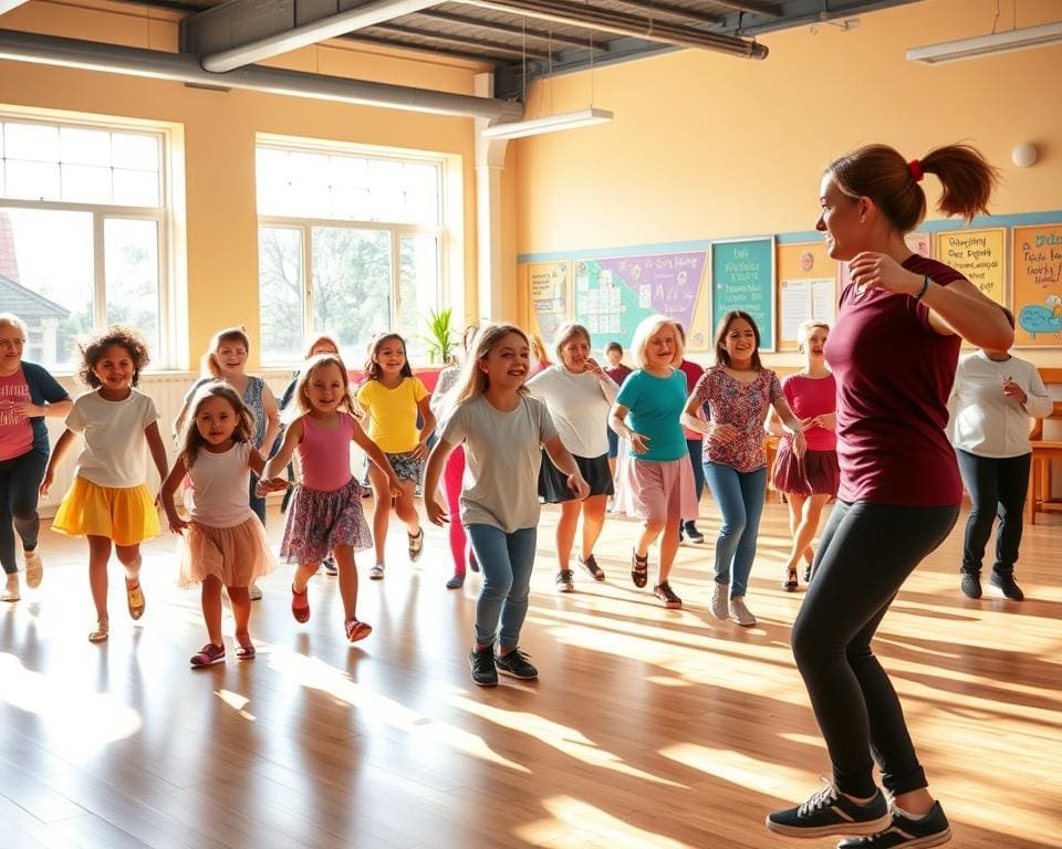 danslessen voor kinderen en senioren