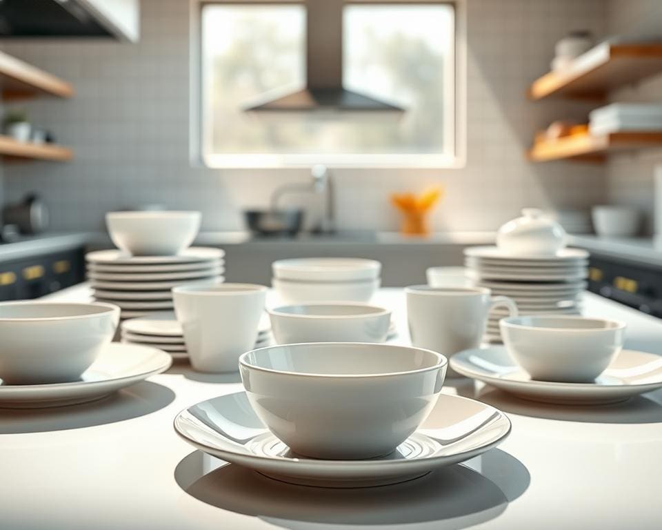 krasbestendigheid Porcelite servies