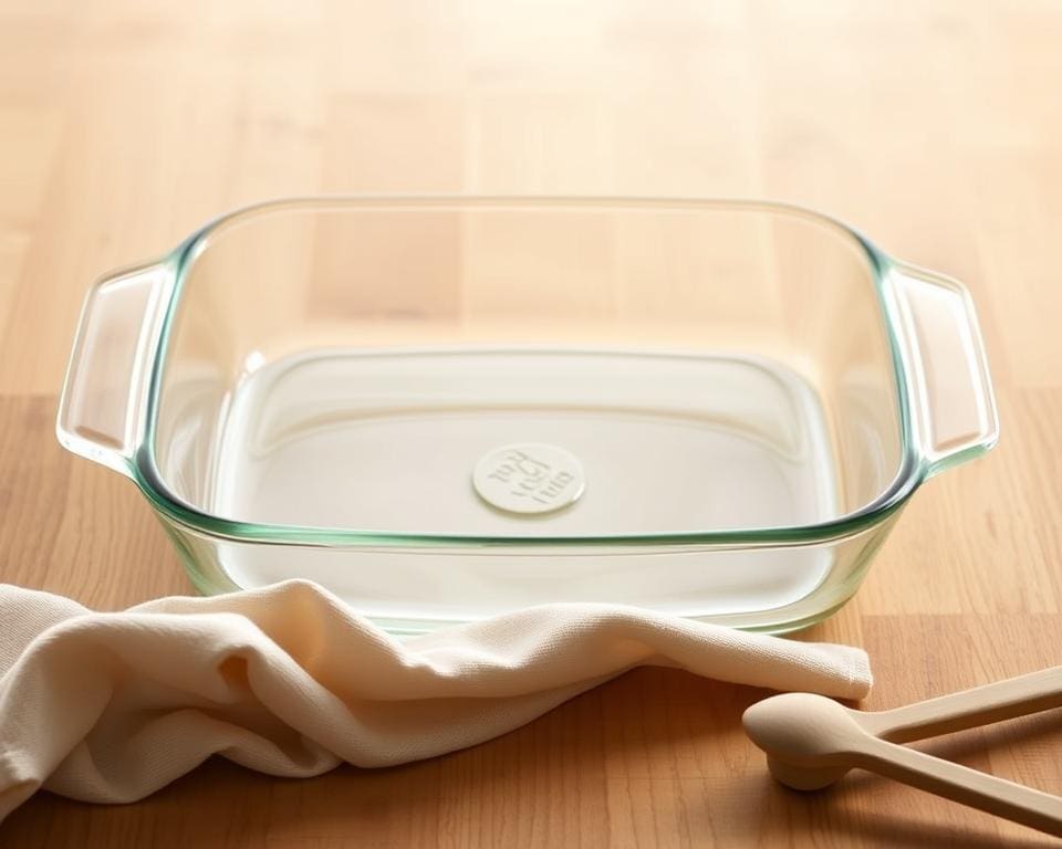 onderhoud Pyrex glazen schalen