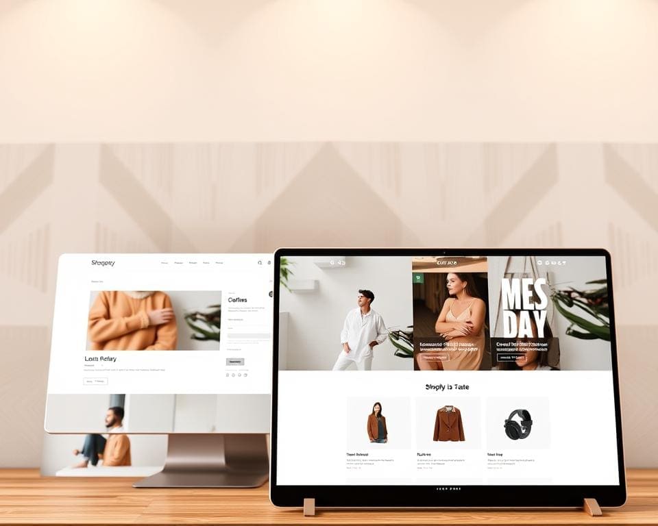 voordelen templates voor Shopify webshop