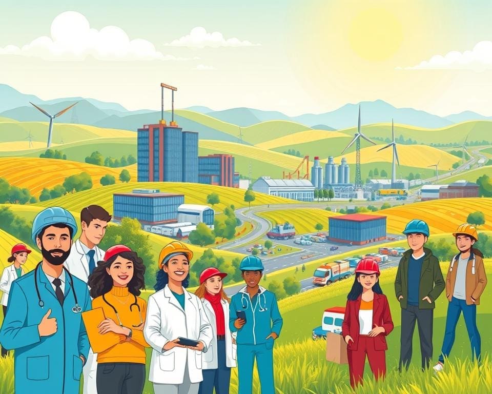 Welke sectoren groeien het snelst in werkgelegenheid?