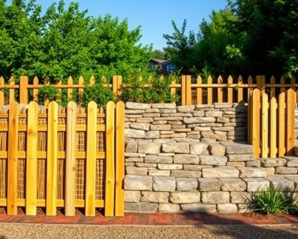 Wat zijn de populairste materialen voor tuin afsluitingen?