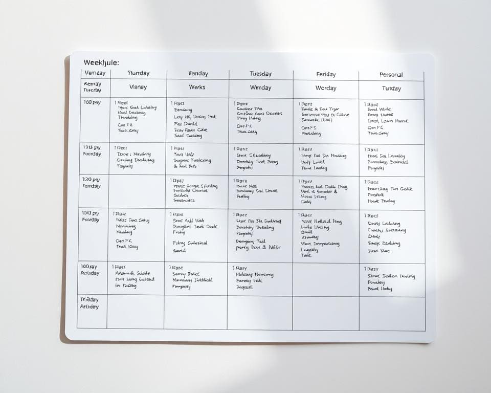 Hoe geef je je week meer structuur en rust?