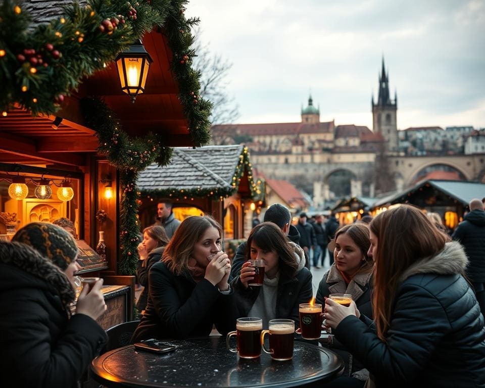 Hoe geniet je van glühwein en gezelligheid in Praag?