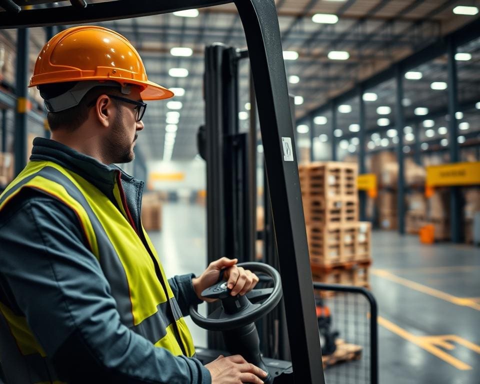 Hoe werkt een heftruckchauffeur veilig en efficiënt?