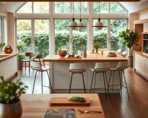 Wat maakt een keukeneiland ideaal voor samenkomen?