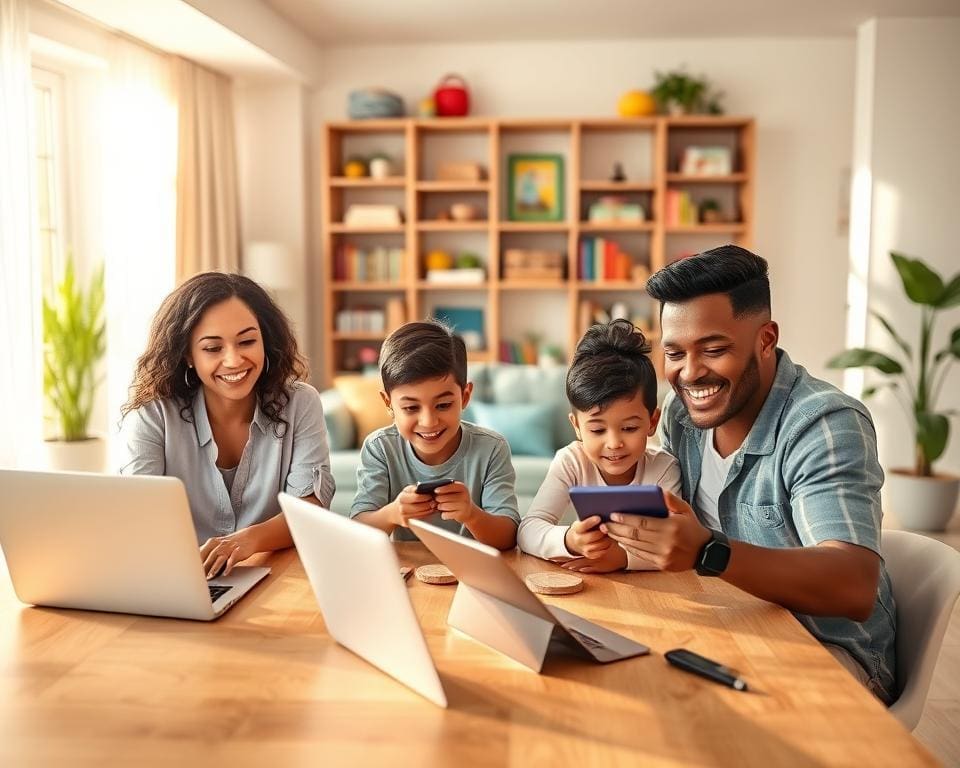 Welke activiteiten werken goed voor families online?