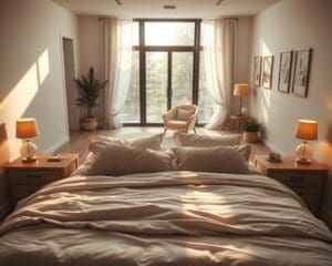 Hoe richt je een slaapkamer rustgevend in?