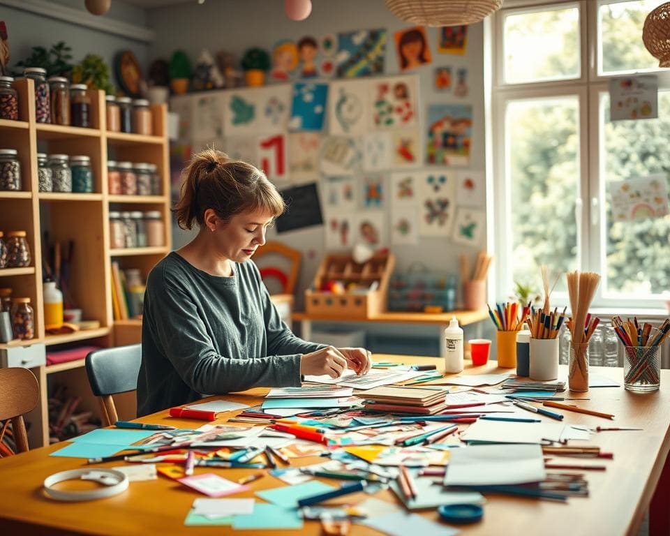 Hoe stimuleert knutselen creativiteit?