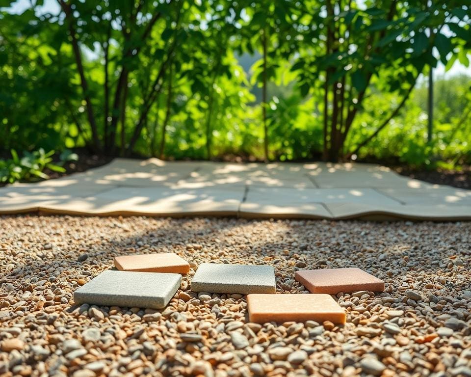 Wat is de beste ondergrond voor tuintegels?
