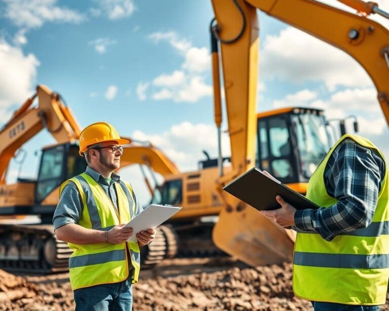 Wat vraagt werken met zwaar materieel van professionals?