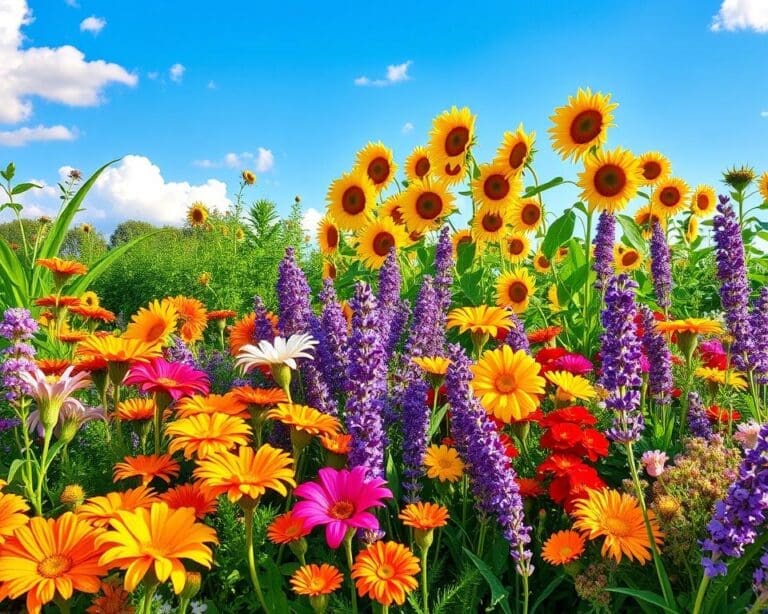 Wat zijn populaire bloemen voor borders?