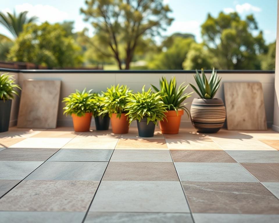 Welke tegels zijn geschikt voor een terras?