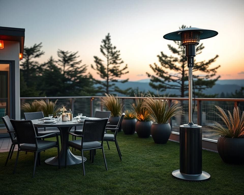 Welke terrasverwarming werkt ook bij wind?