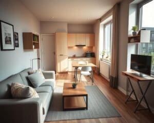 Hoe richt je een klein appartement efficiënt in?