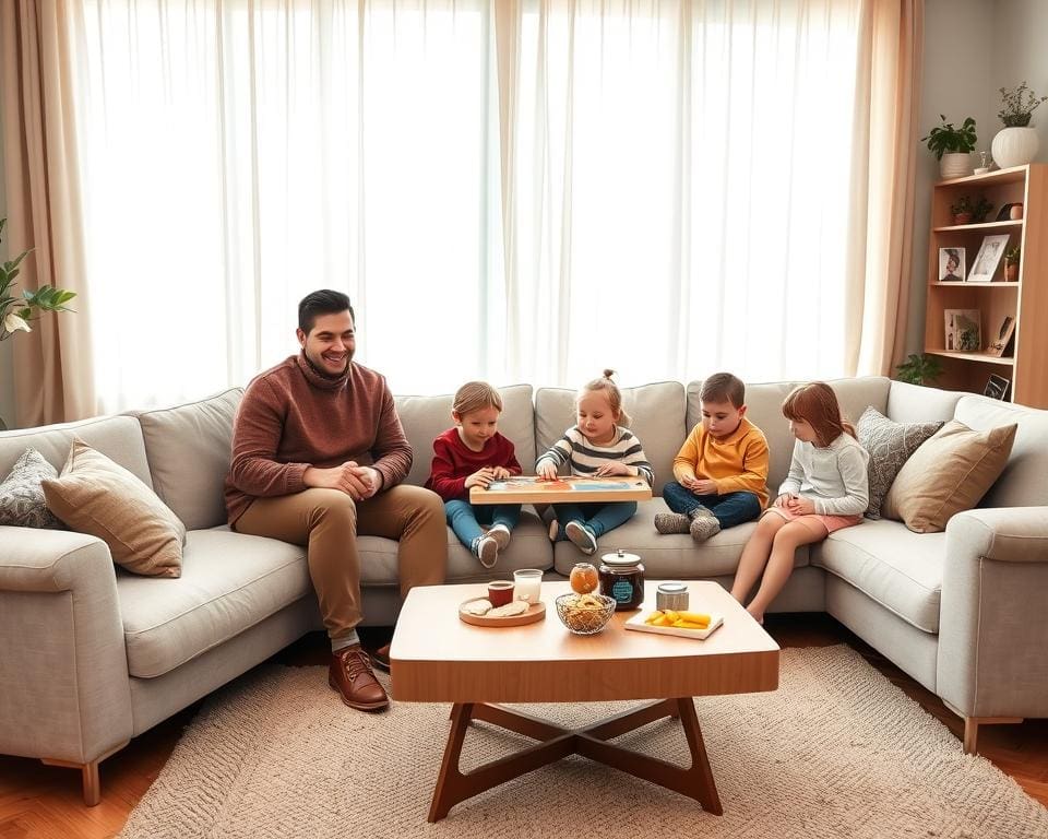 Is een hoekbank geschikt voor een gezin?