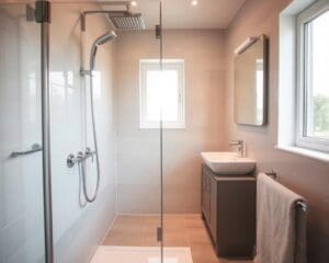 Is een inloopdouche geschikt voor kleine badkamers?