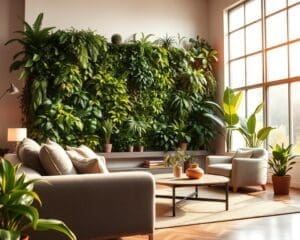 Is een plantenwand geschikt voor de woonkamer?