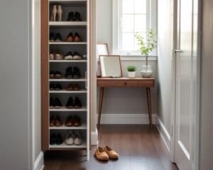 Is een schoenenkast handig bij beperkte ruimte?