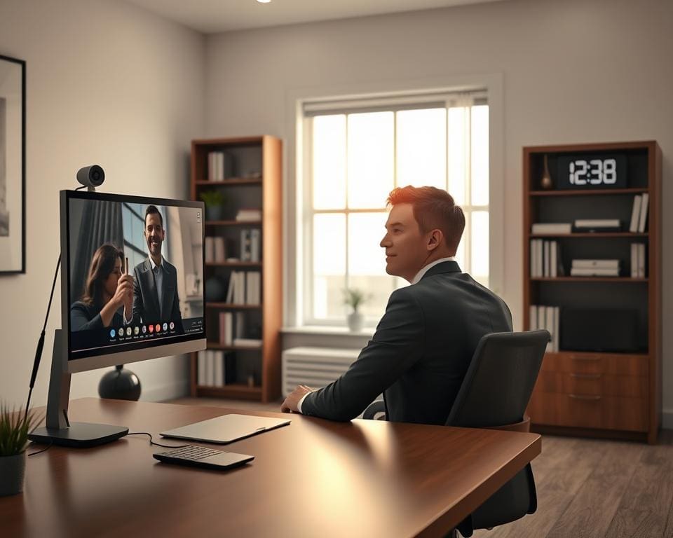 Virtuele vergaderingen met professionele apparatuur