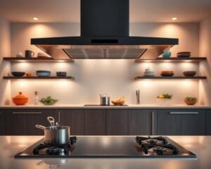 Welke afzuigkap werkt stil in open keukens?