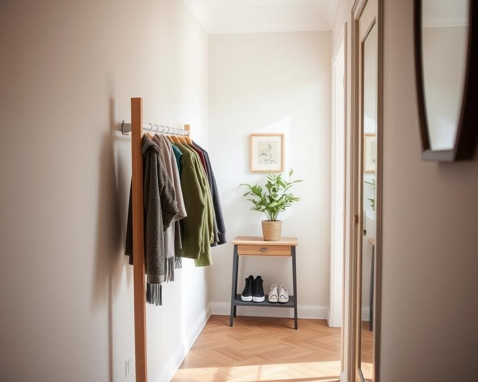 Welke kapstok past in een kleine hal?