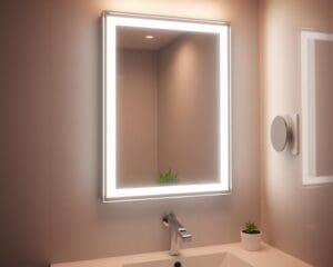 Welke spiegel met verlichting is praktisch?