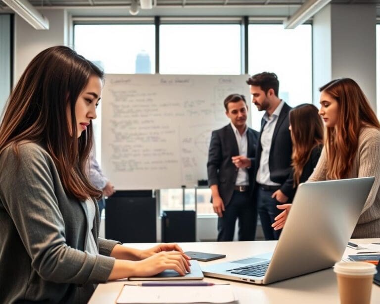 Werken als software developer in een techbedrijf