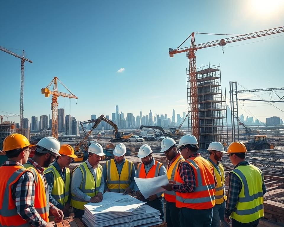 Werken in de bouw en infra