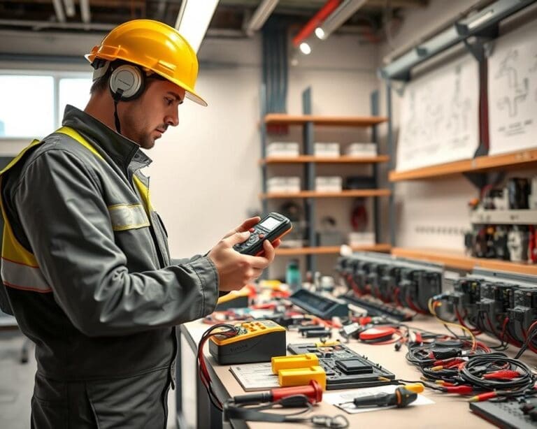 Werken in elektrotechnische installaties